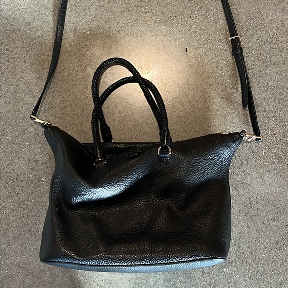 TORY BURCH TAYLOR SATCHEL in BLACK - Picture 7 of 7